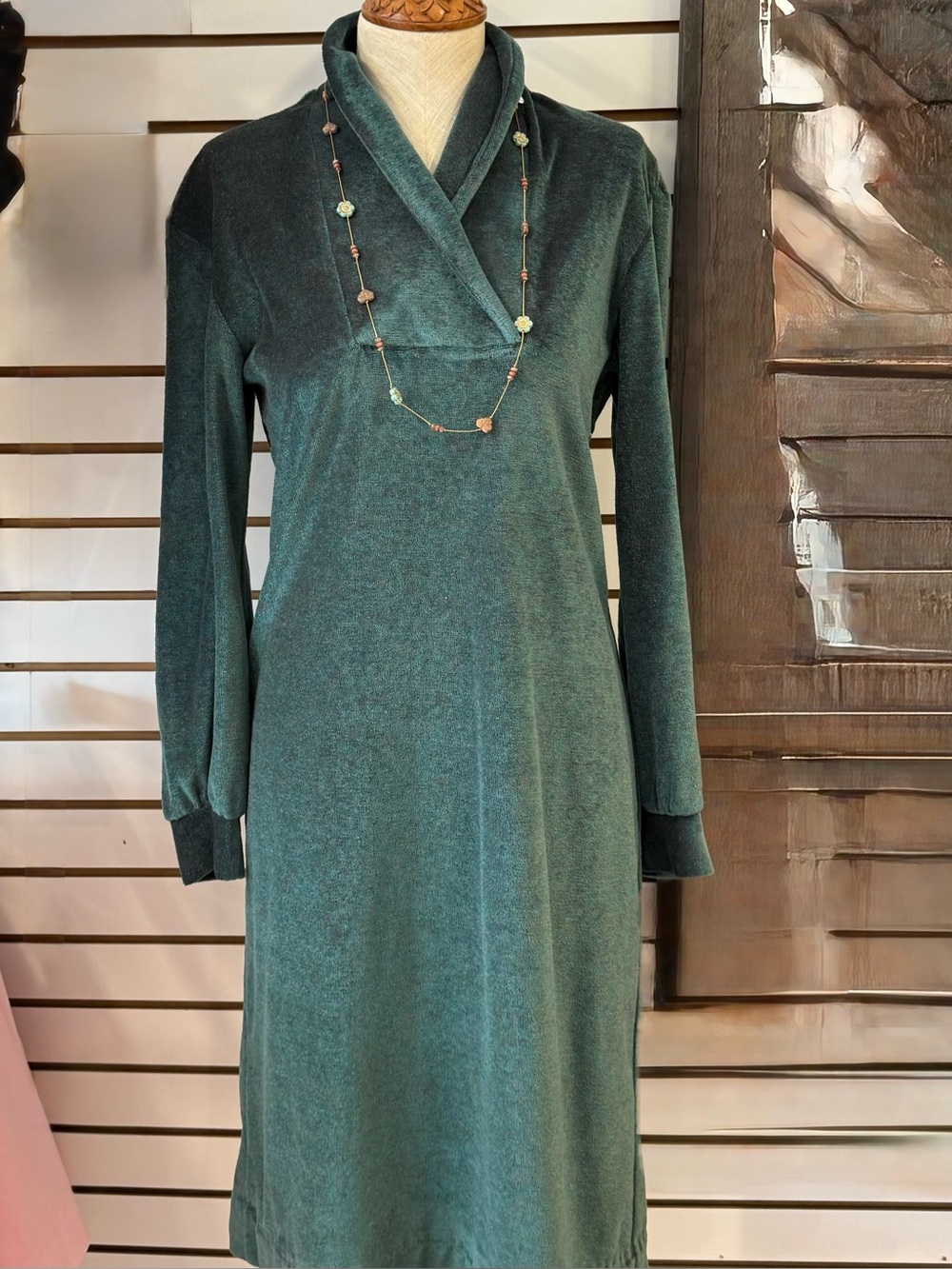 Custom made velvet dress size 8-10